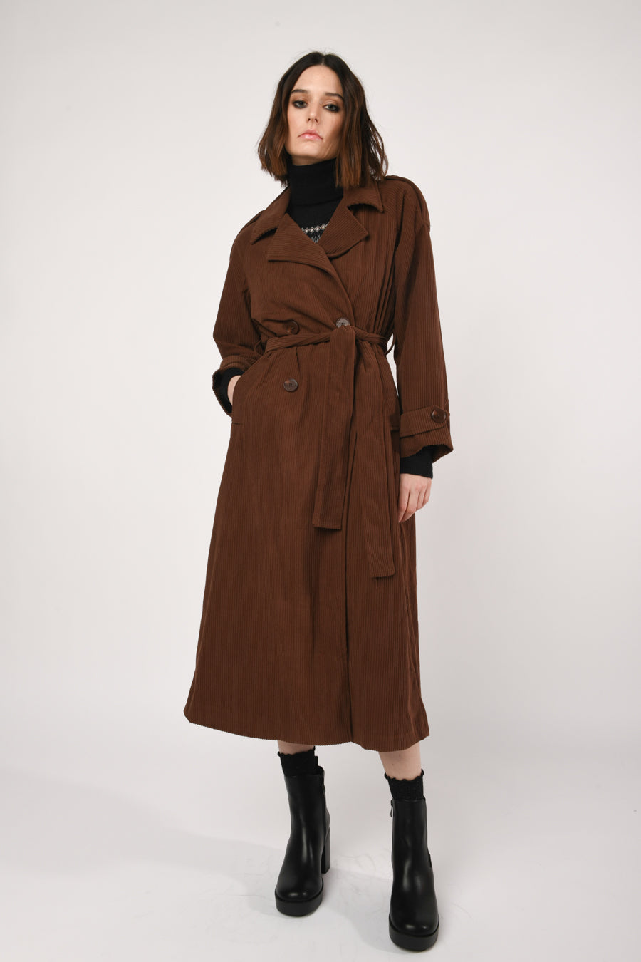 Corduroy trench coat – Nunalie-europa