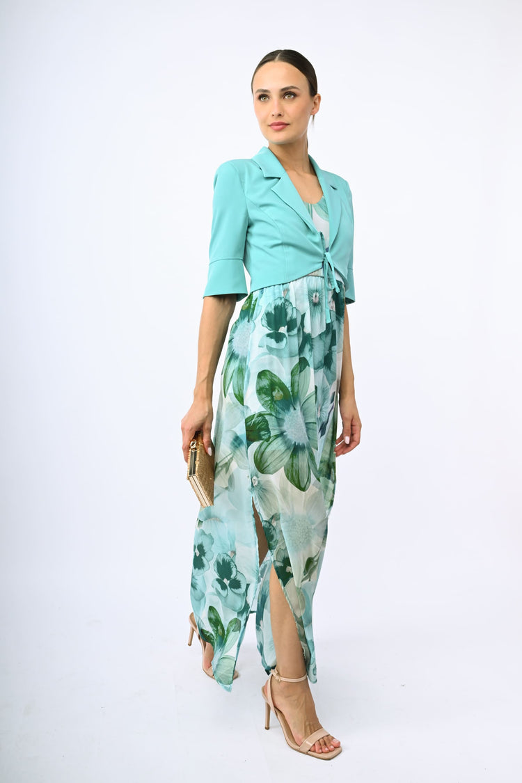 Floral print long dress