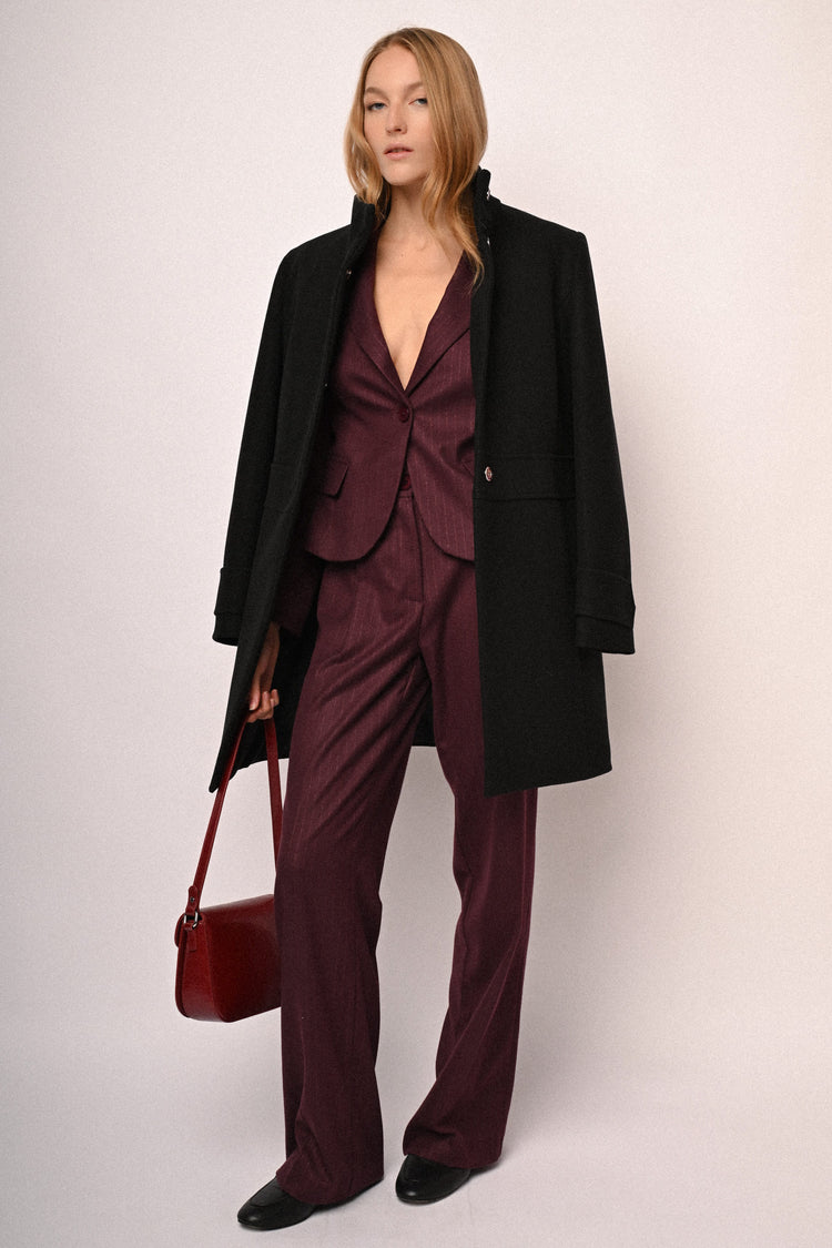 Lurex pinstriped blazer