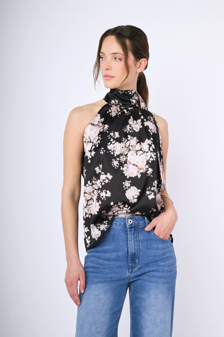 Floral print top