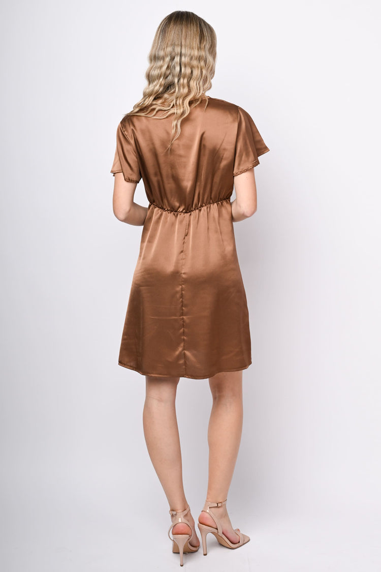 Satin mini dress