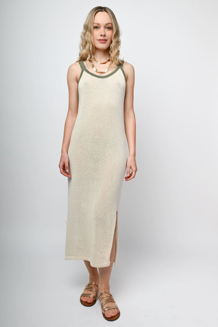 Knit midi dress