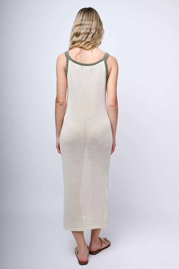 Knit midi dress