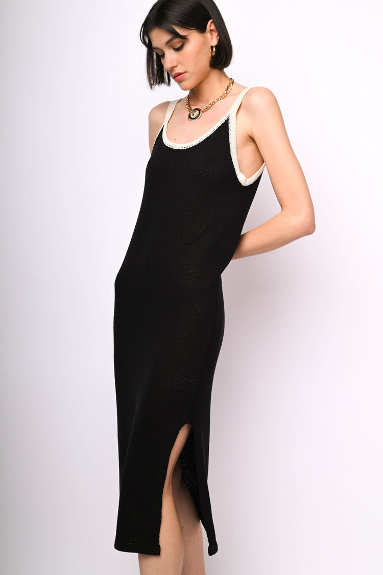 Knit midi dress