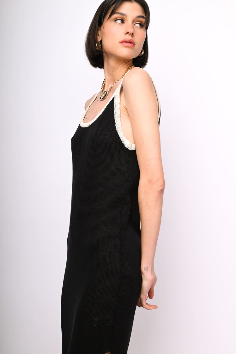 Knit midi dress