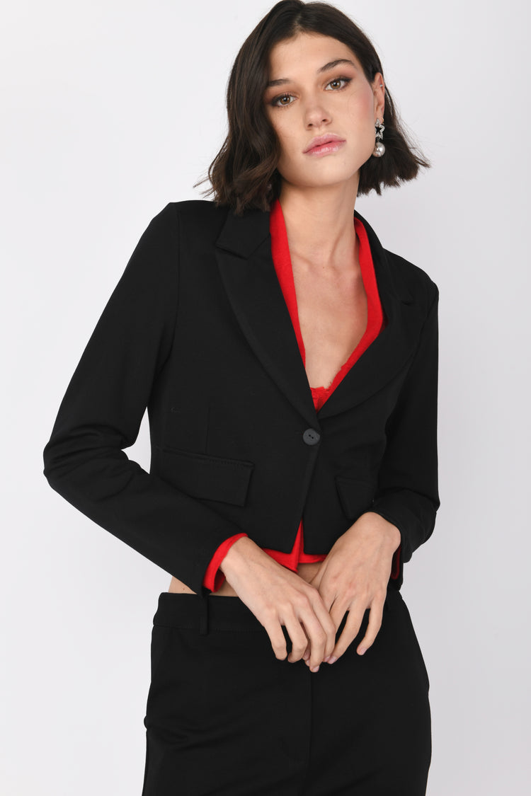 Cropped blazer