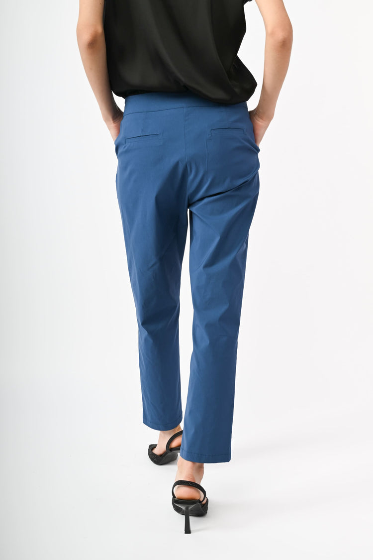 Stretch viscose-blend trousers