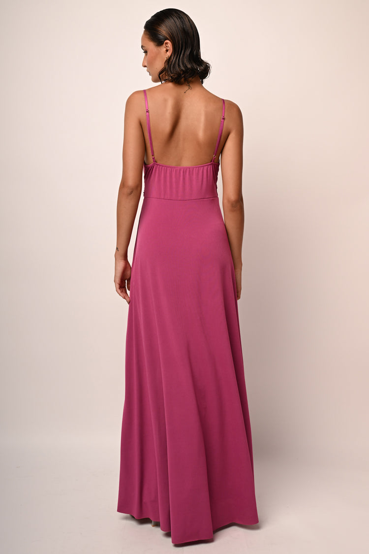 Jewels straps long dress
