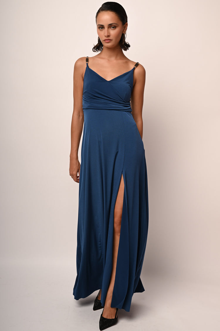 Jewels straps long dress