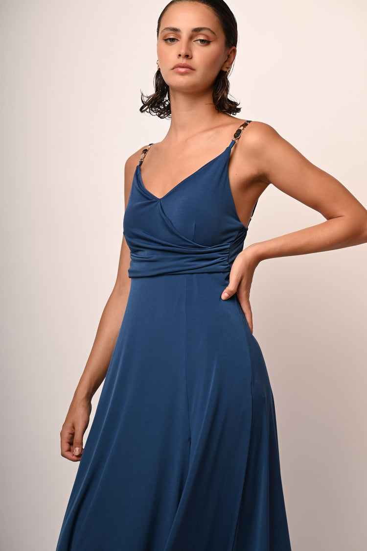 Jewels straps long dress