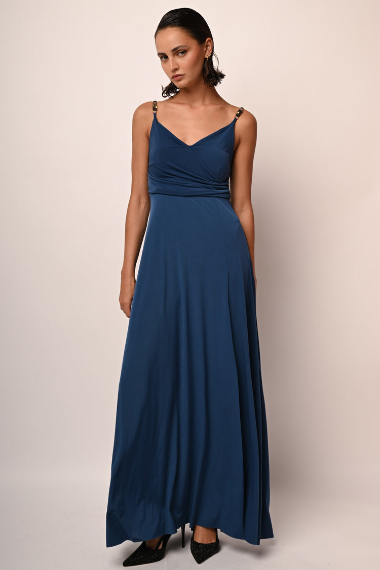 Jewels straps long dress