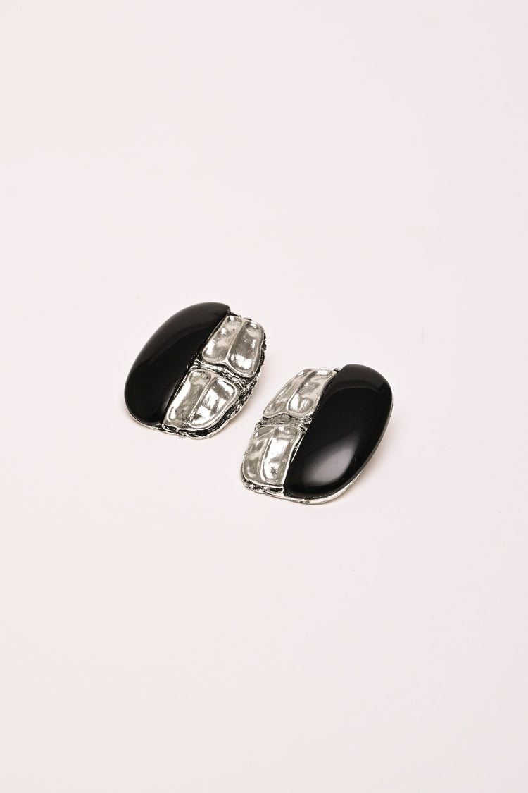 Stone earrings