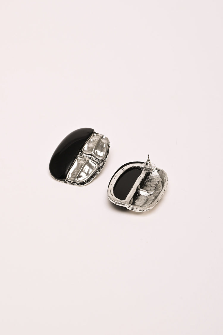 Stone earrings