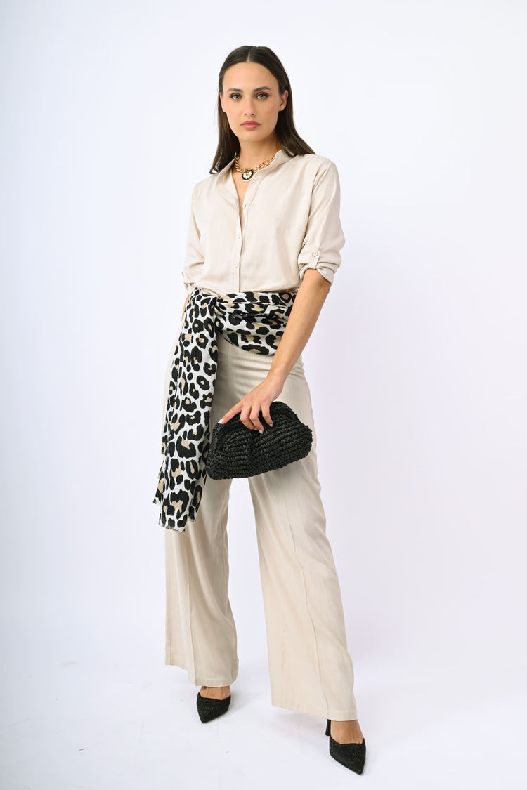 Viscose palazzo trousers
