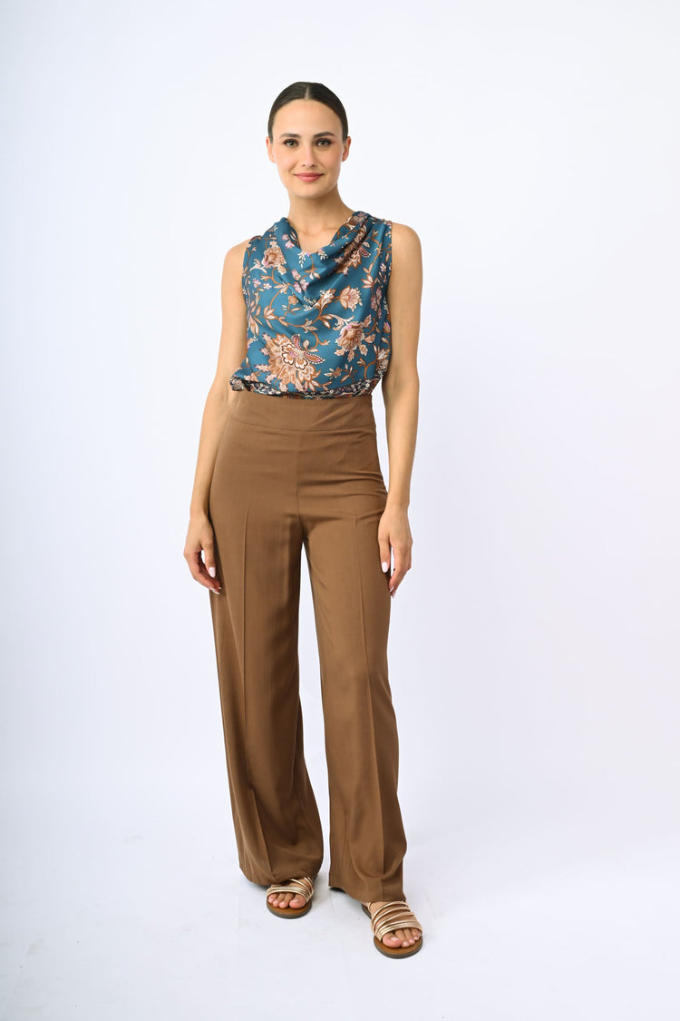 Viscose palazzo trousers