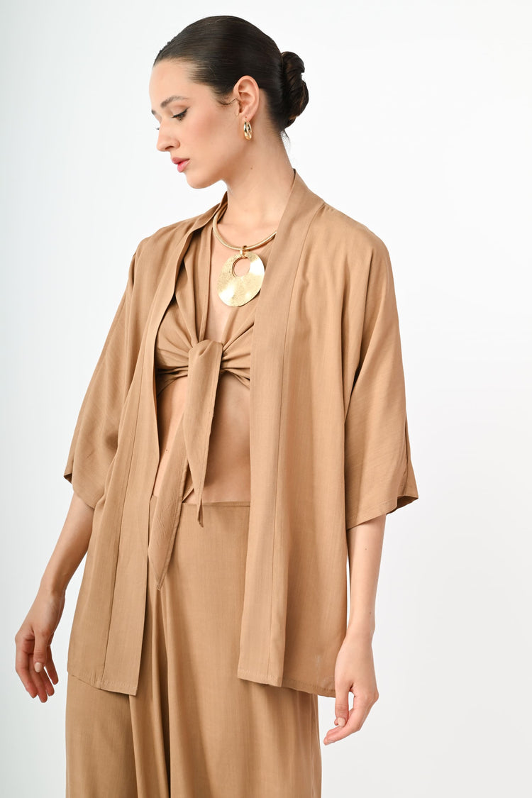 Viscose kimono jacket