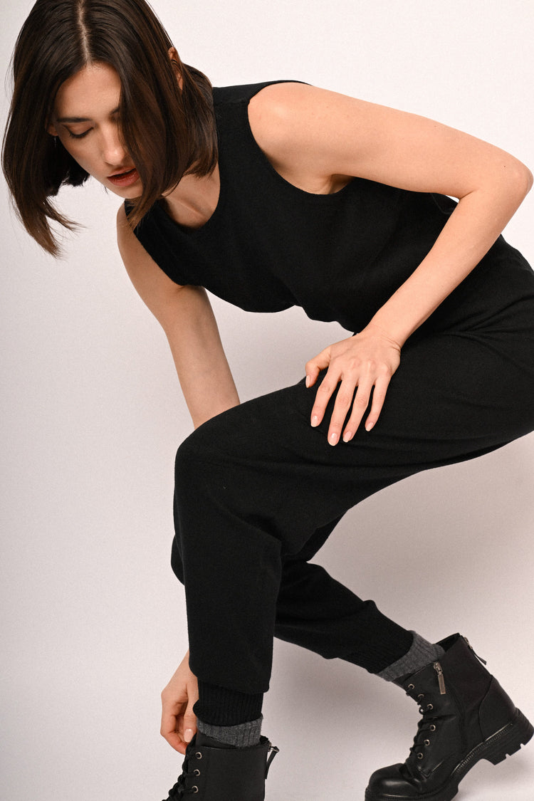 Knit joggers pants