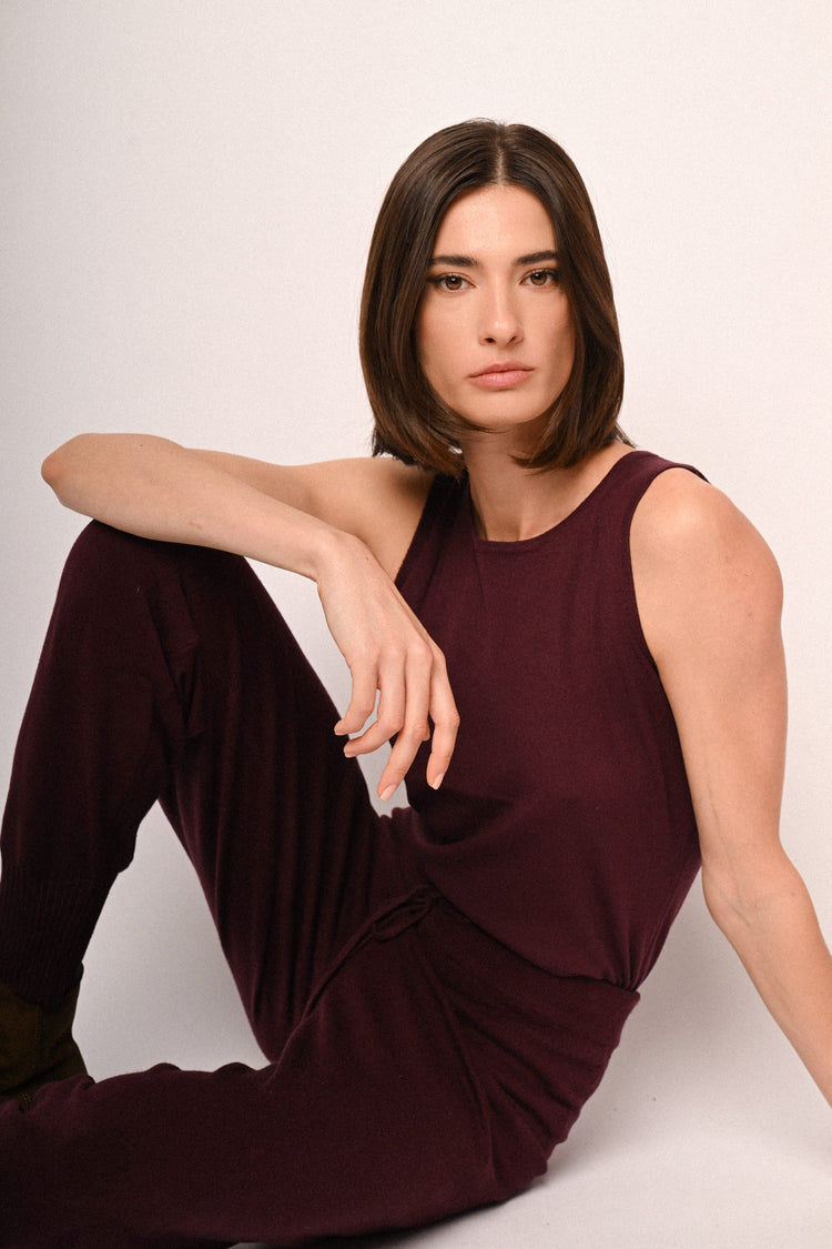 Knit tank top