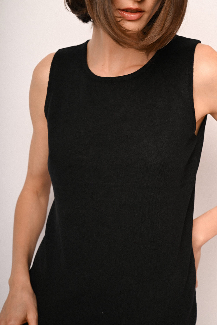 Knit tank top