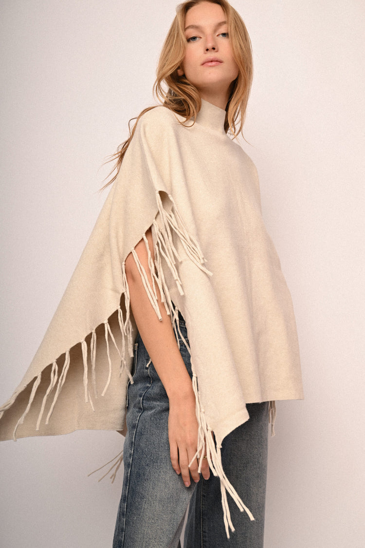 Fringed poncho