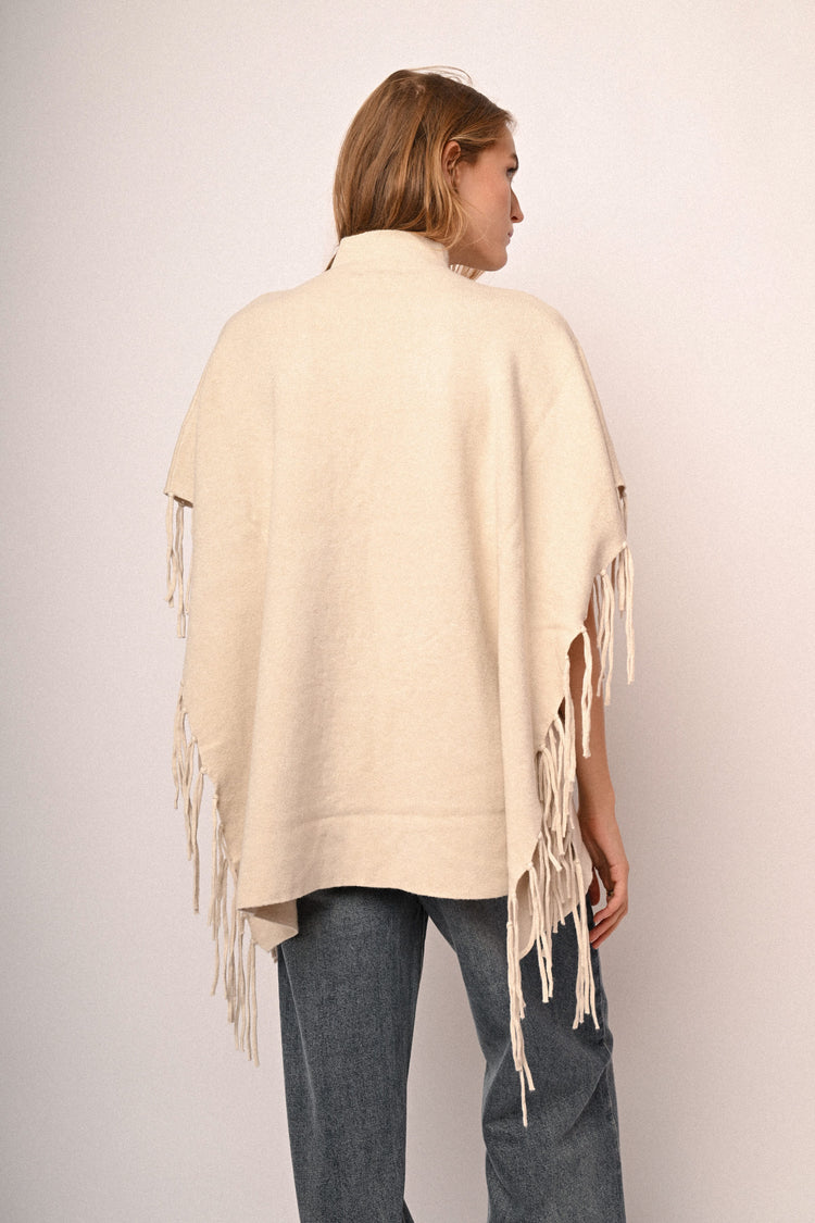 Fringed poncho
