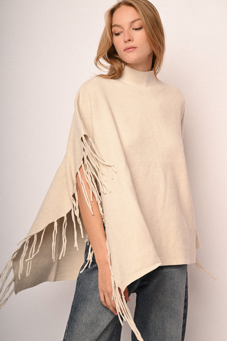 Fringed poncho