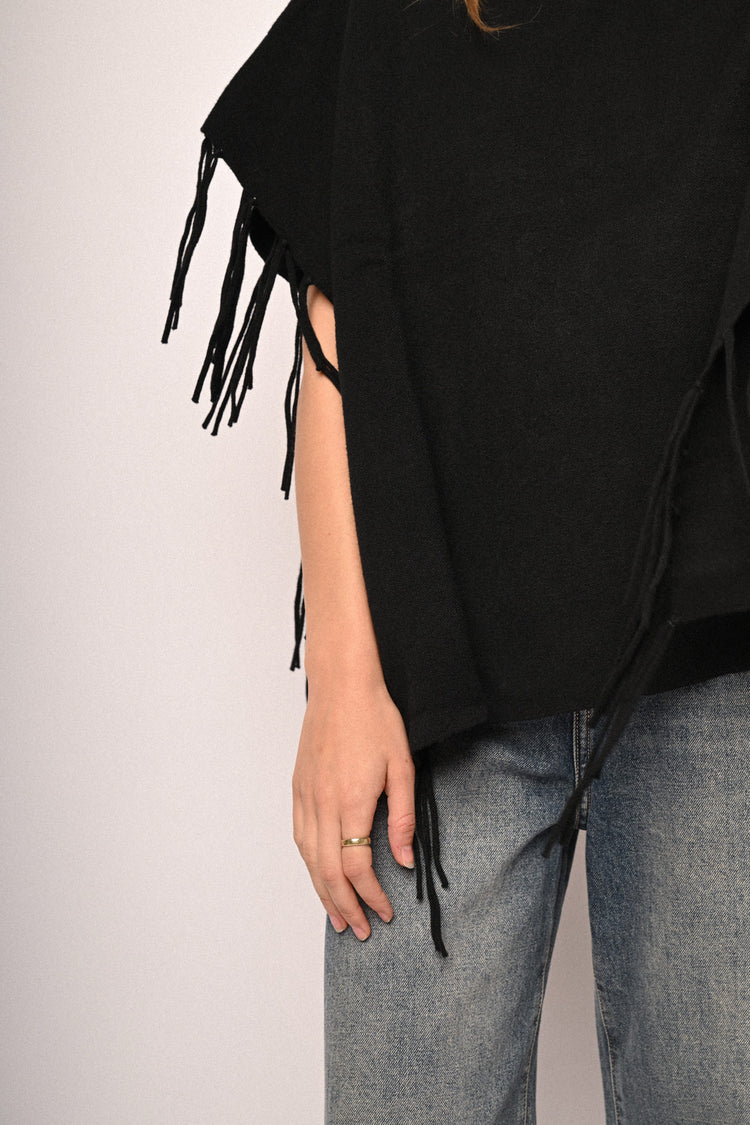 Fringed poncho