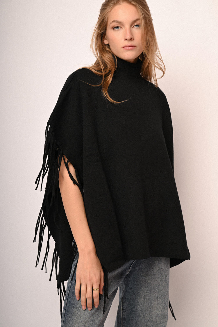 Fringed poncho