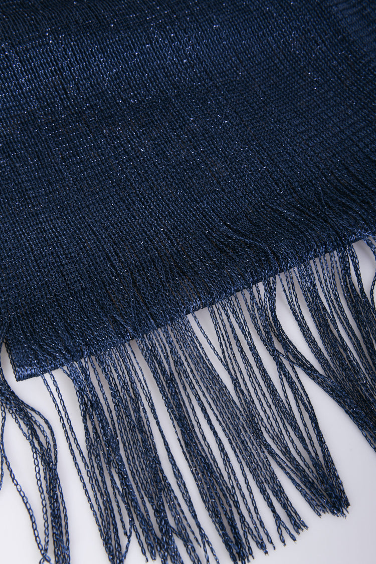 Lurex knit scarf