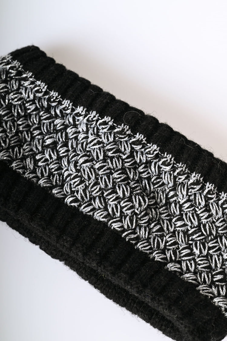 Woven knit headband