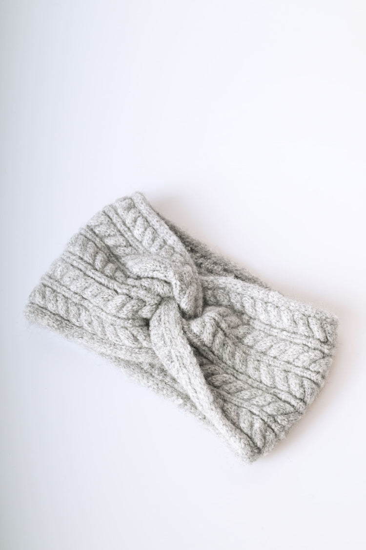 Cable-knit headband