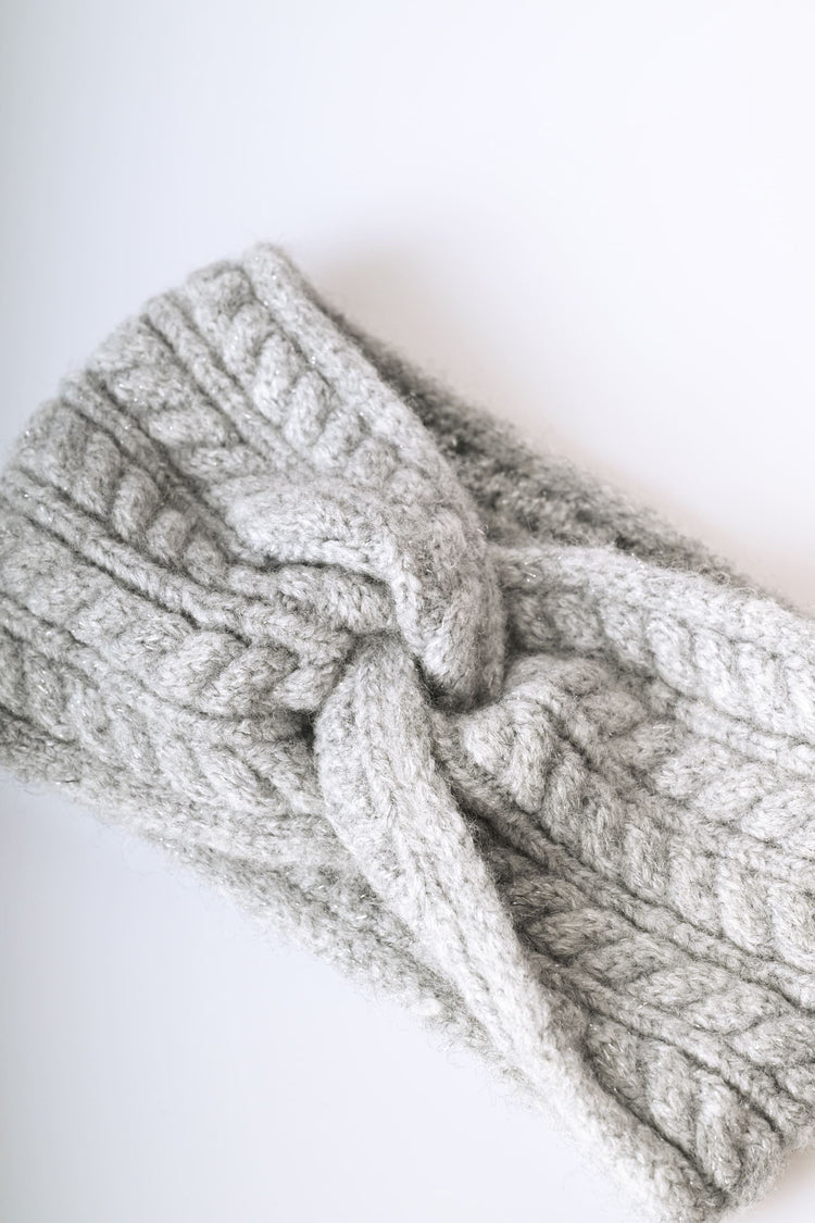 Cable-knit headband