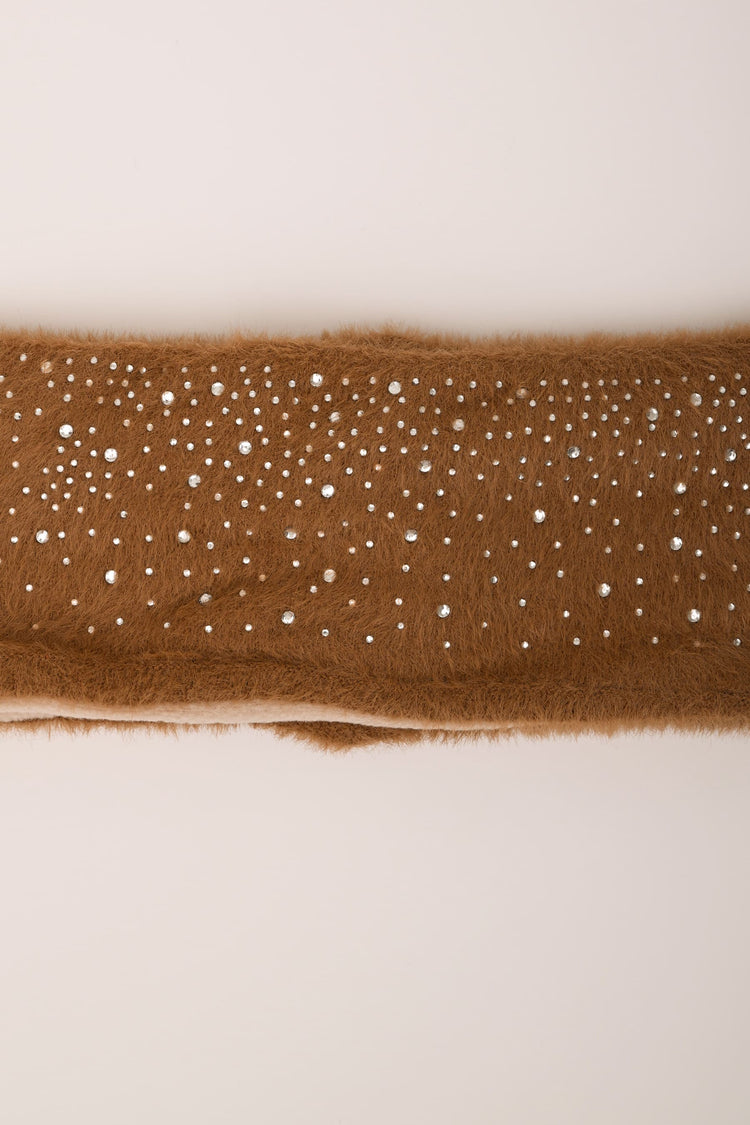 Rhinestone-embellished headband