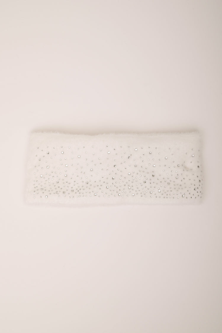 Rhinestone-embellished headband