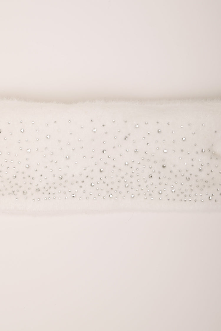 Rhinestone-embellished headband