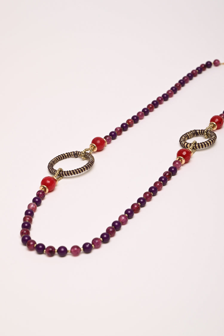 Circles beads necklace