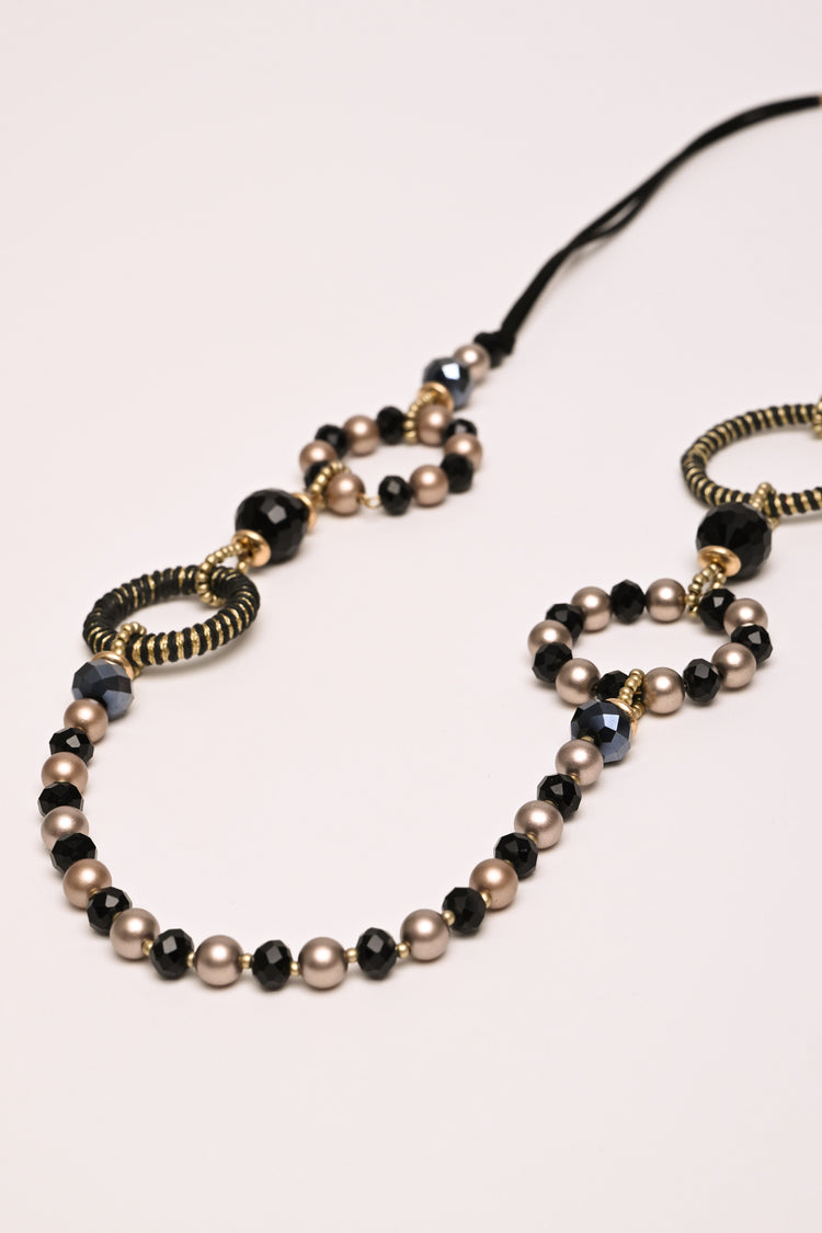 Circles beads necklace