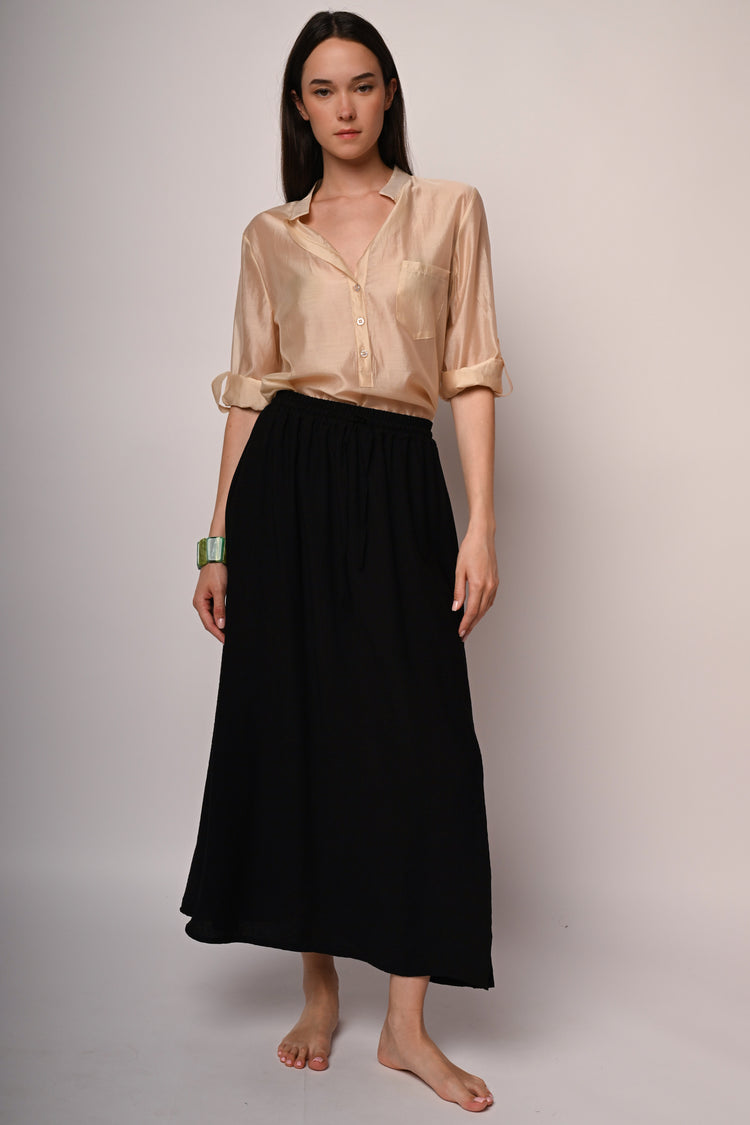 Split maxi skirt