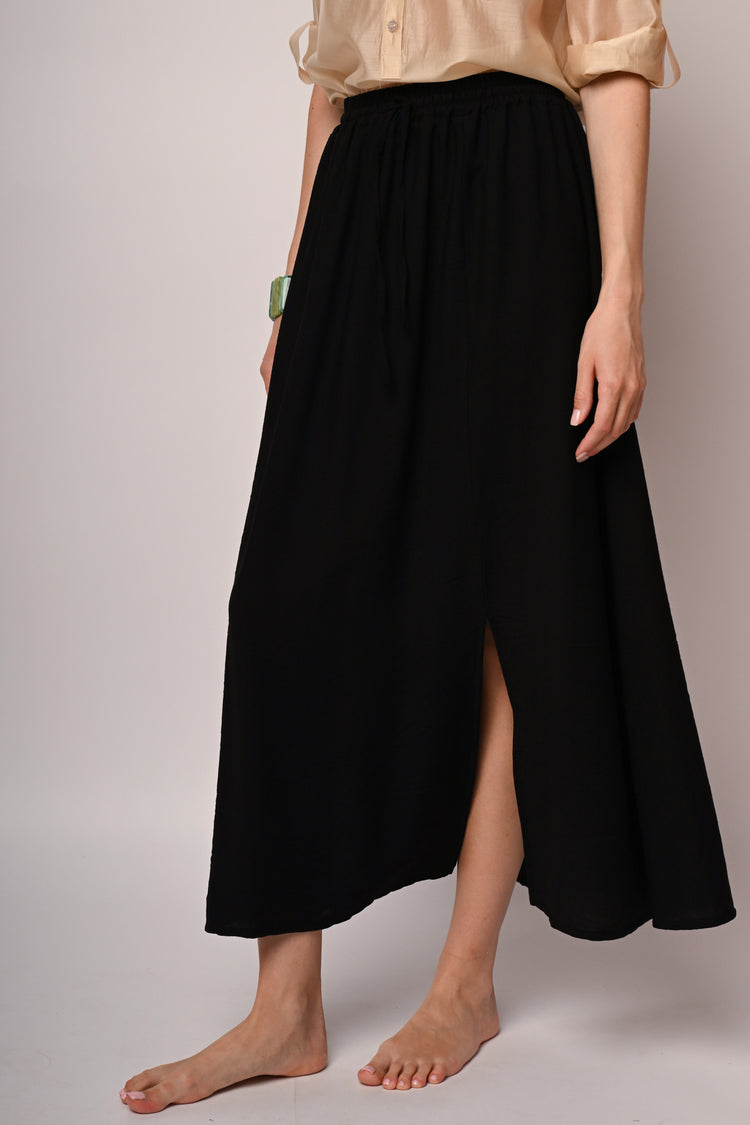 Split maxi skirt