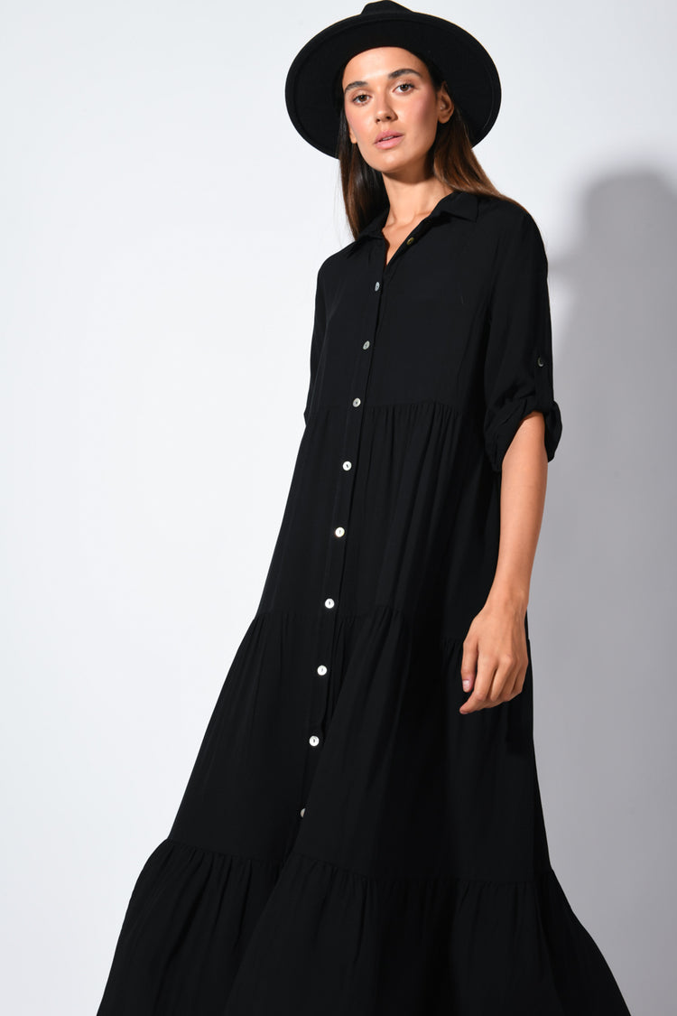 Shirt maxi dress