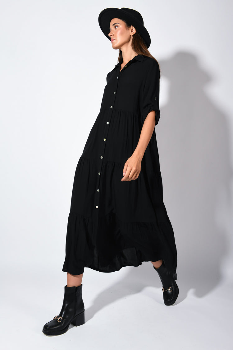 Shirt maxi dress