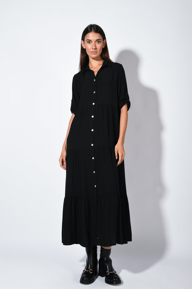 Shirt maxi dress