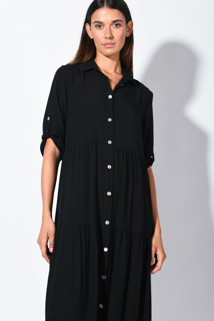 Shirt maxi dress