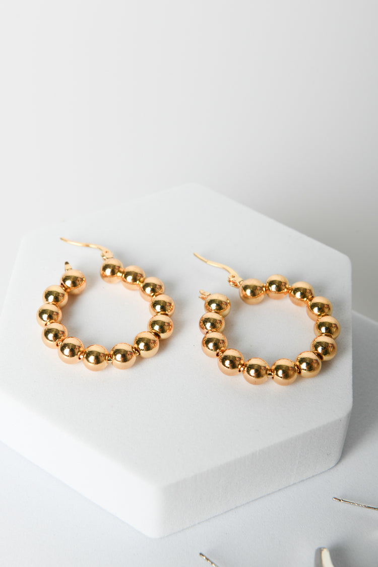 Set of two pairs of loop earrings