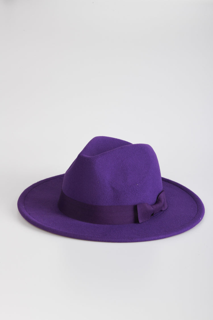 Grosgrain-ribbon hat