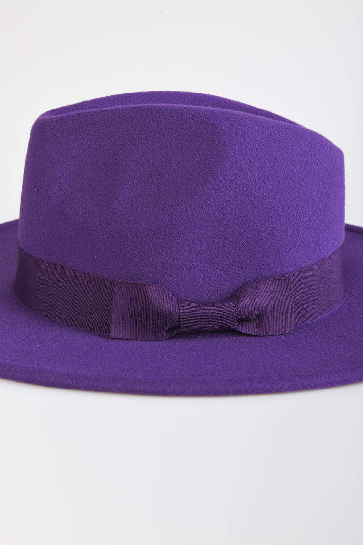 Grosgrain-ribbon hat