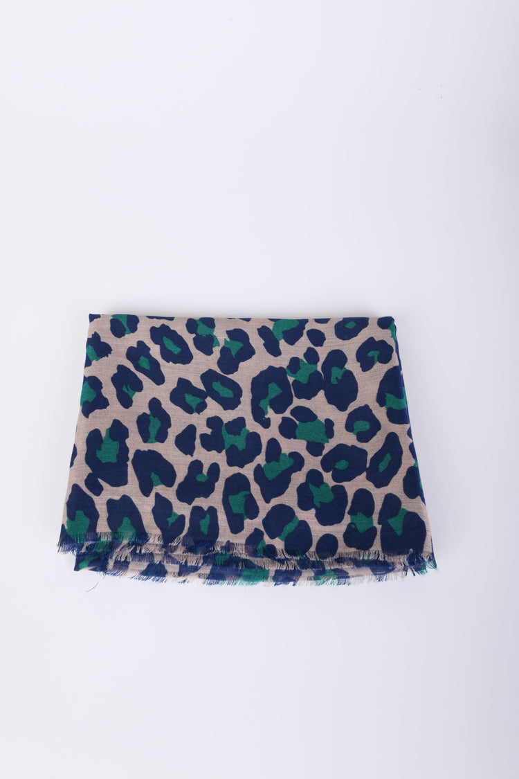 Leopard print scarf