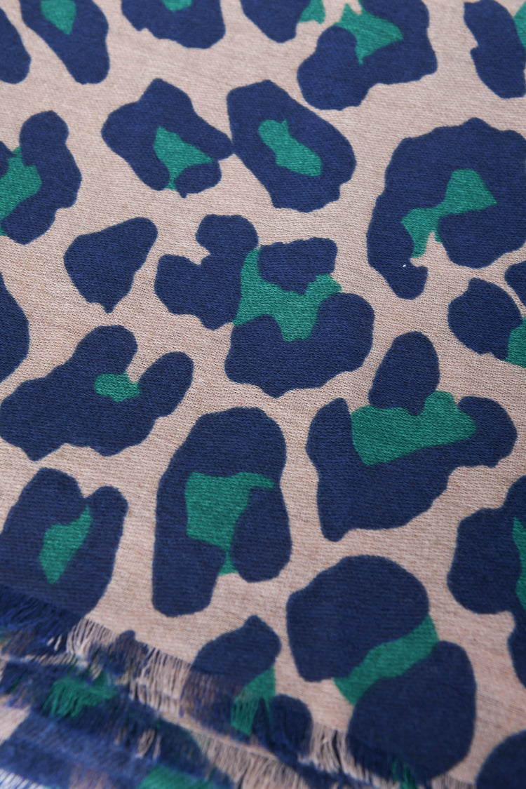 Leopard print scarf