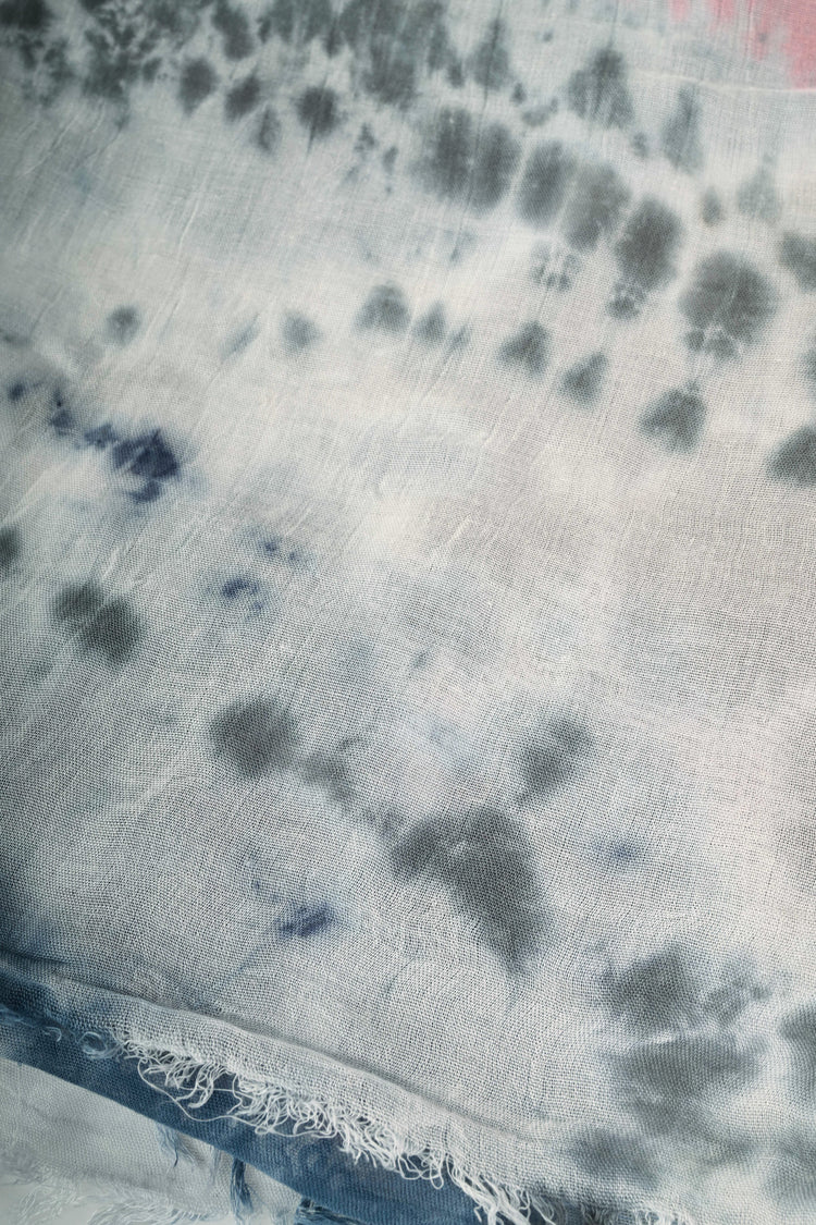 Tye-dye print scarf
