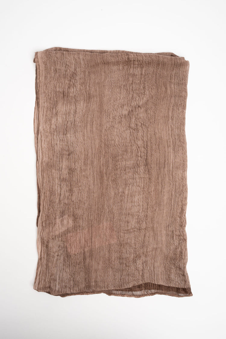 Brown basic scarf